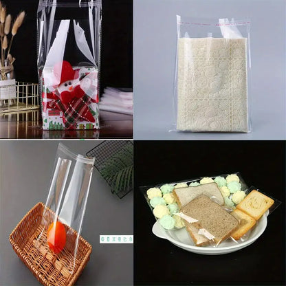 Clear Reusable Poly Bags for Bakery Cookies and Treats