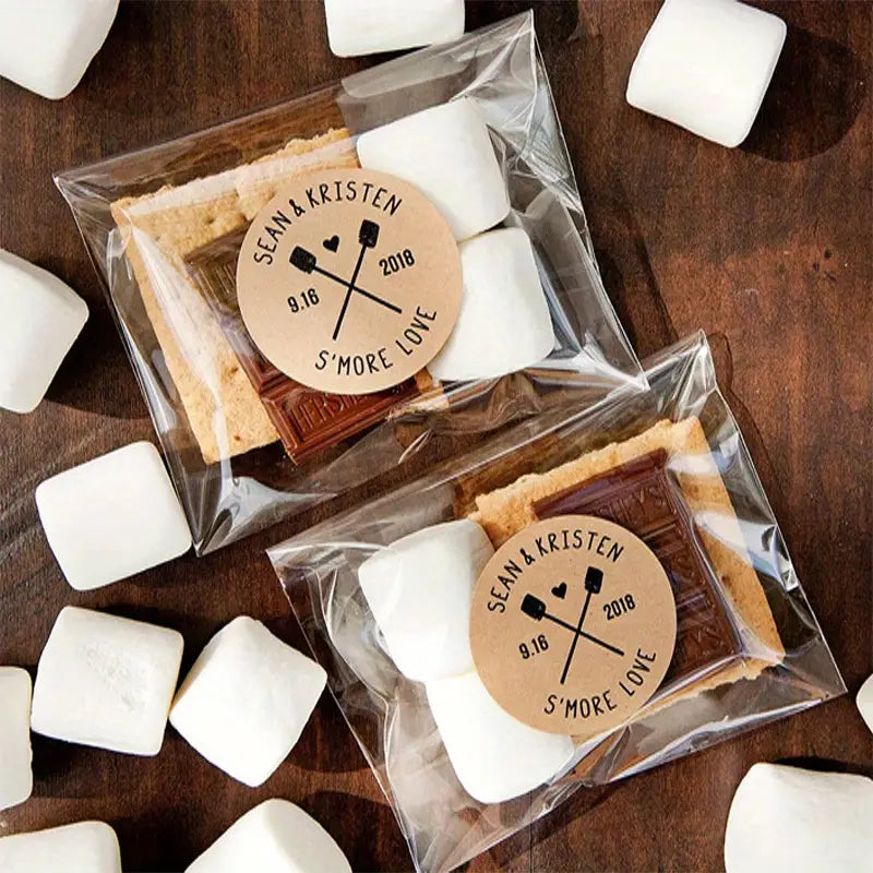 Clear Reusable Poly Bags for Bakery Cookies and Treats